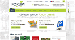 Desktop Screenshot of forumliberec.cz