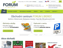 Tablet Screenshot of forumliberec.cz